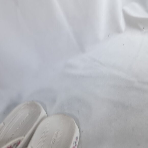 Grendene Ipanema Womens 9 38 White Floral Sandals Flip Flops Thong Pink Anatomic - Picture 4 of 12